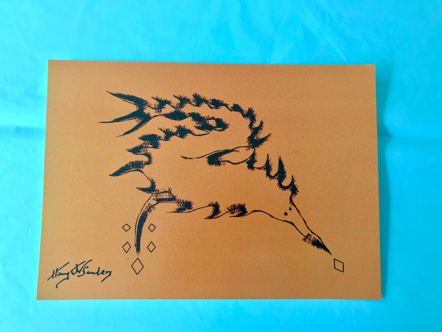 Harry Sanders single A4 art prints