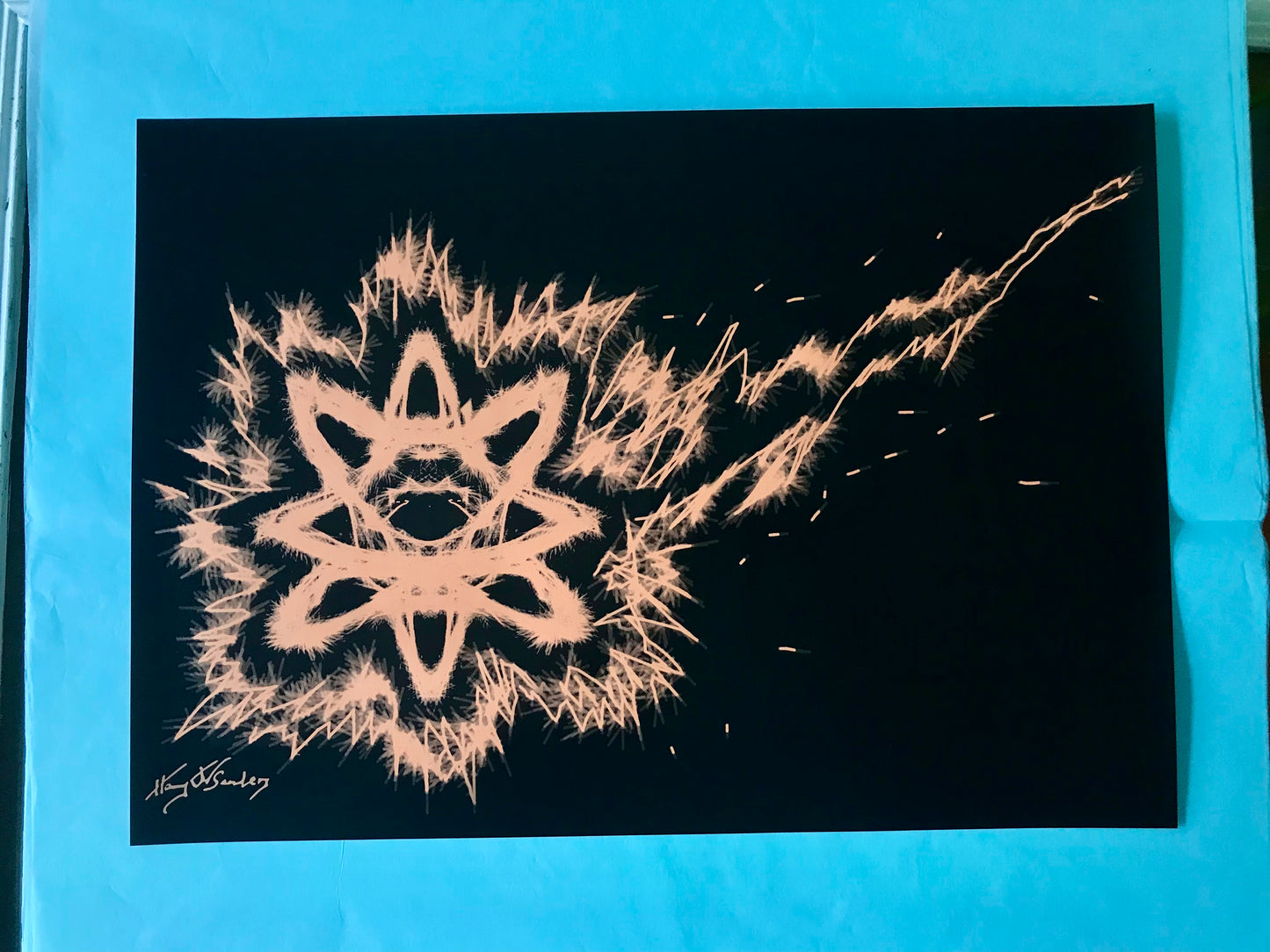 Harry Sanders A3 neon poster (pack of 2)