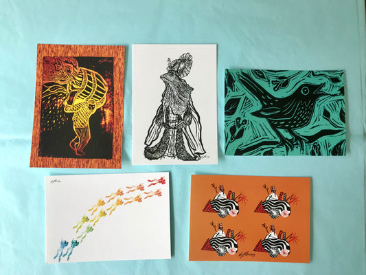 Harry Sanders postcards (set of 5)