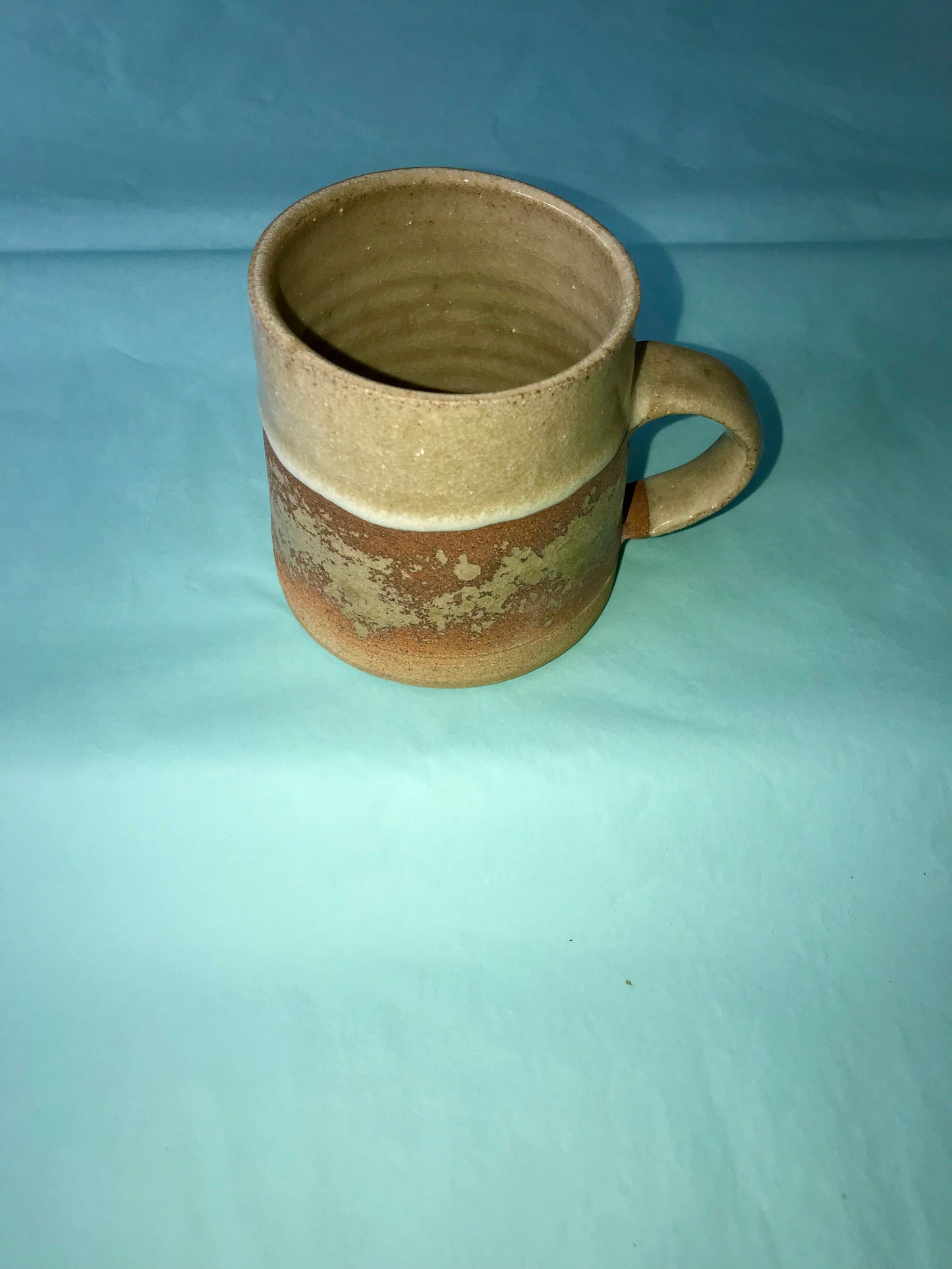 Matt Calder wood ash glazed mugs