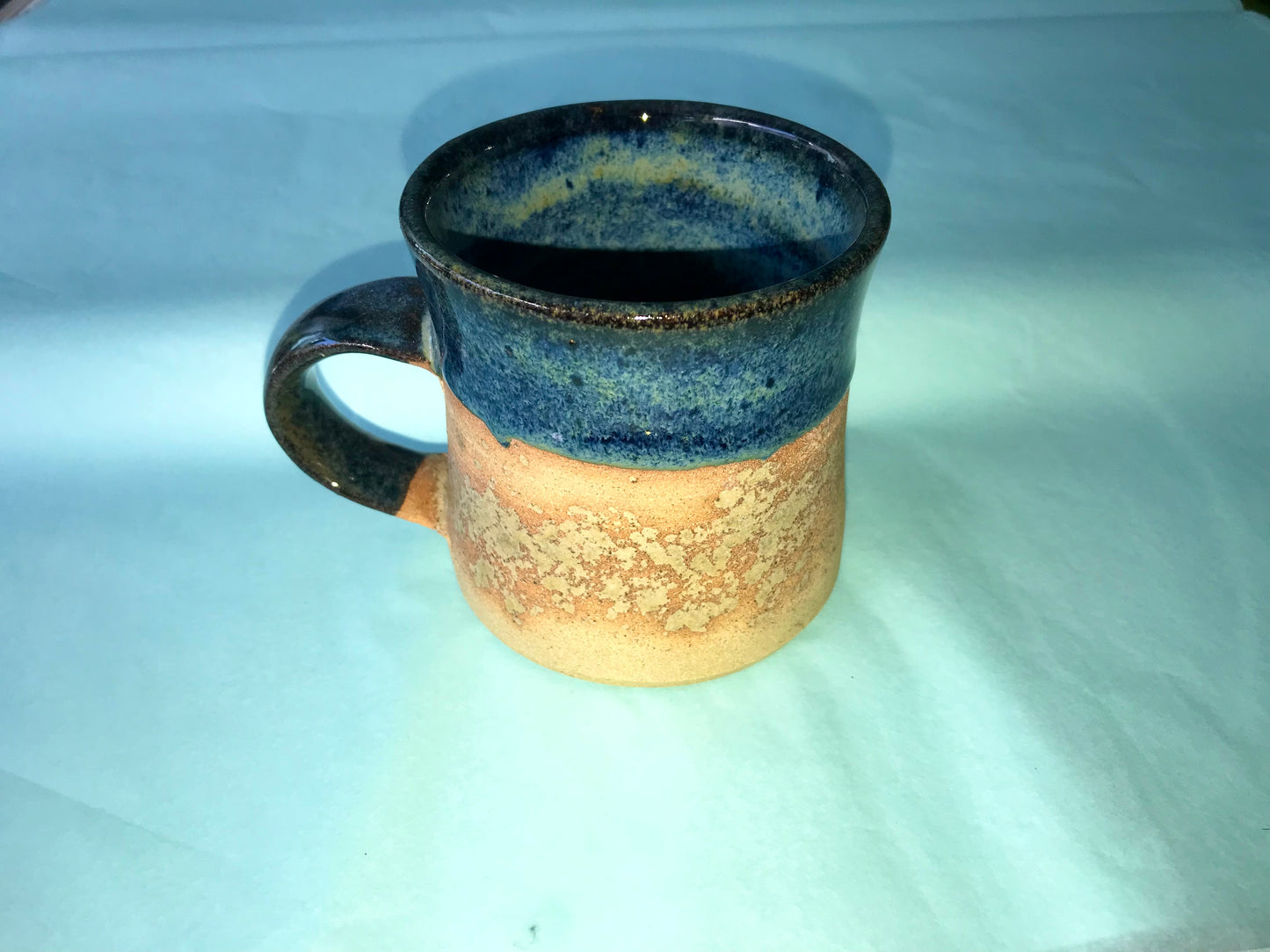 Matt Calder wood ash glazed mugs