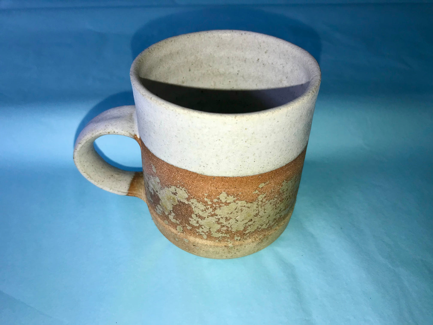 Matt Calder wood ash glazed mugs