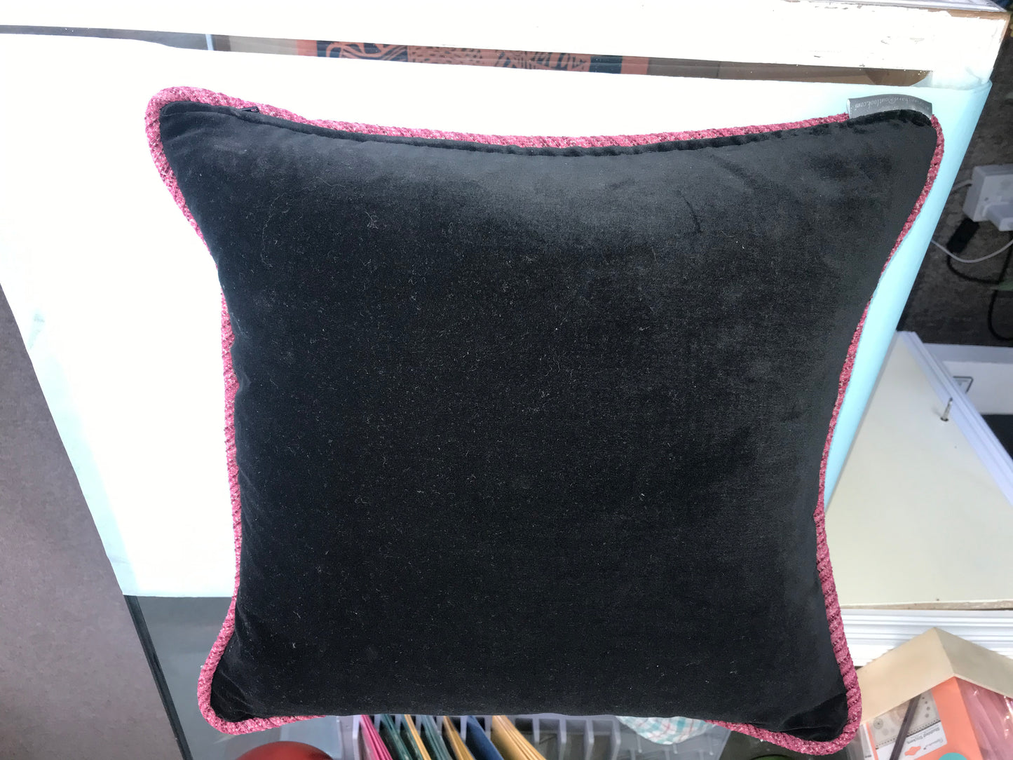 Handpainted, hand made luxury cushion from AtSusansBarns