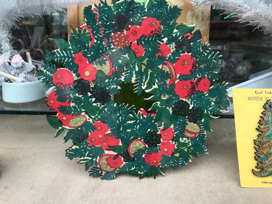 Wreath - wooden