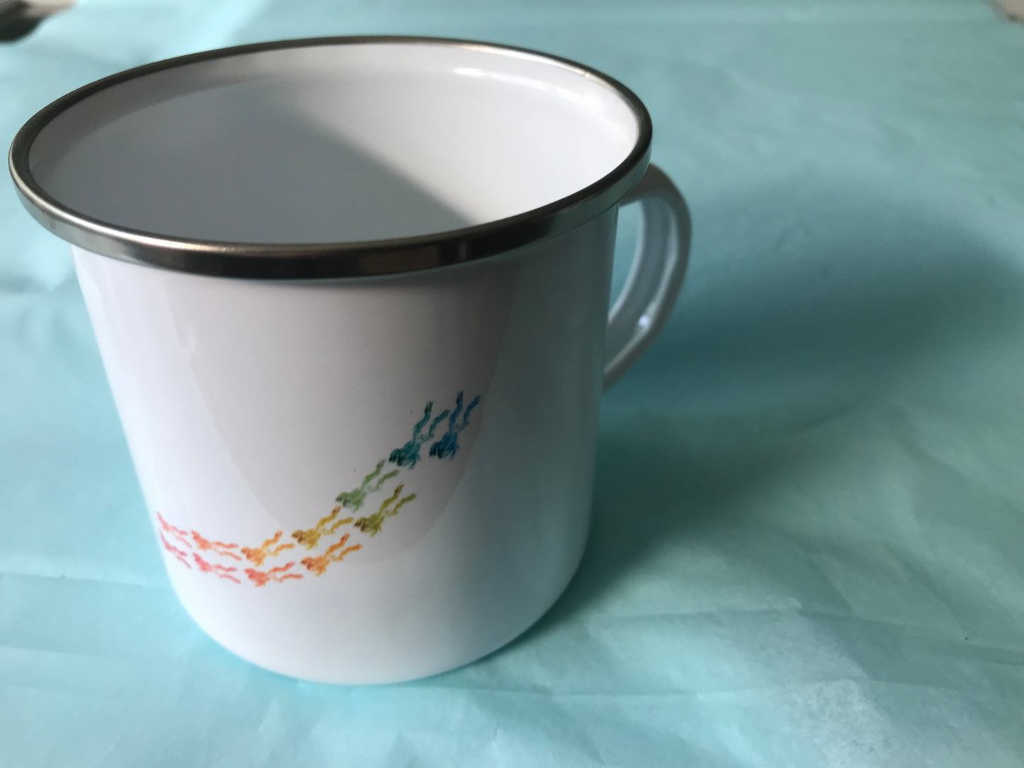 Harry Sanders enamel camping mugs