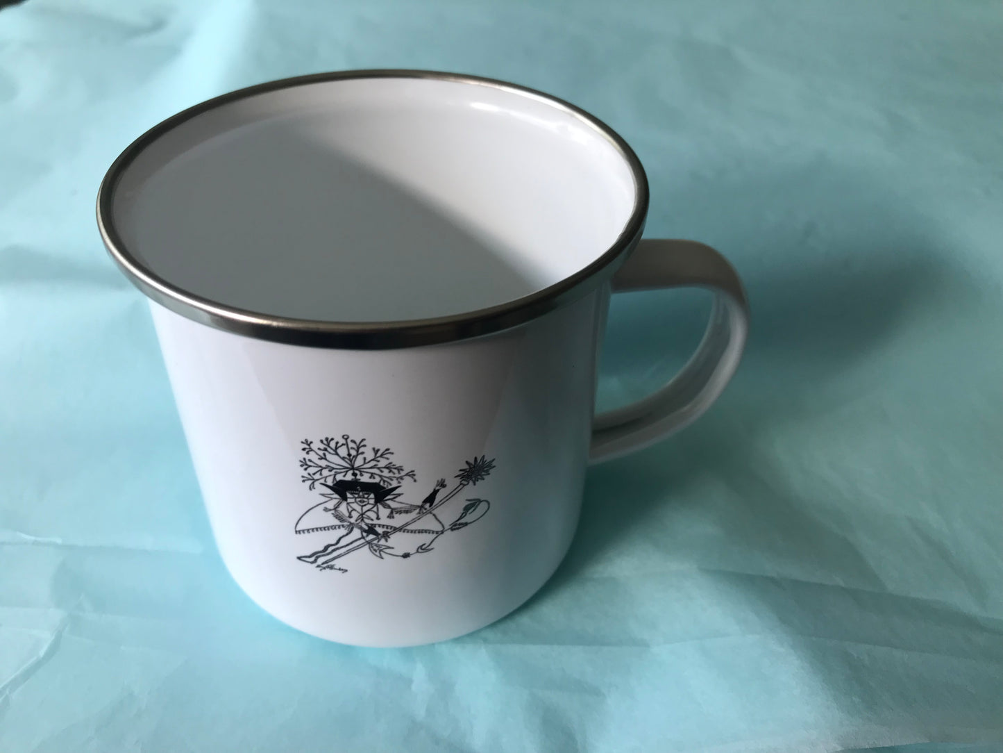 Harry Sanders enamel camping mugs