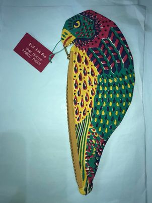 Fabric parrot pouch