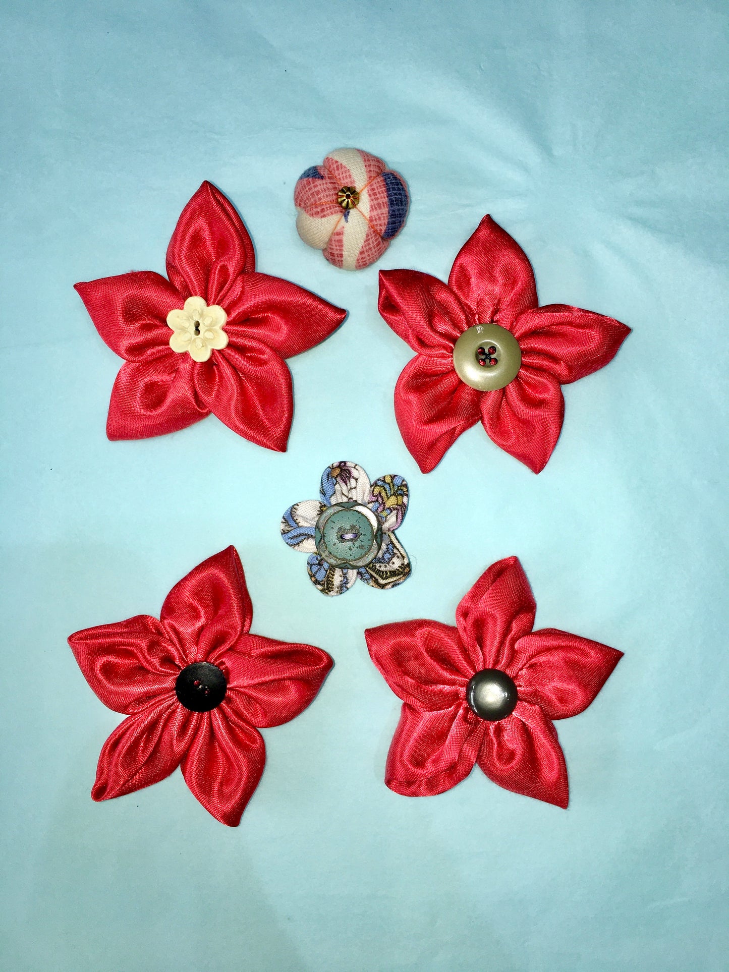 Workshop Japanese Kanzashi fabric flowers and ribbon flowers